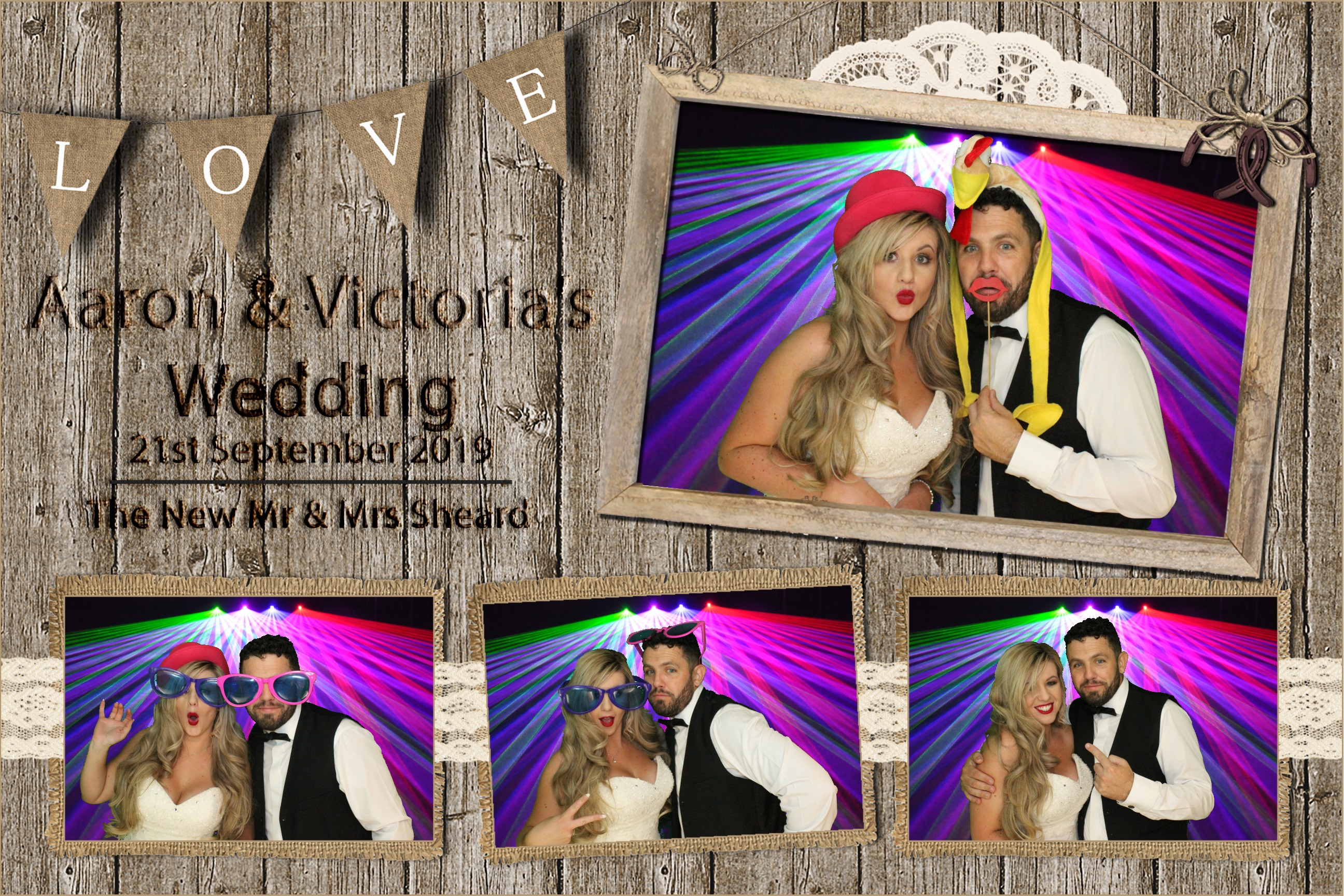 Aaron & Victoria's Wedding  | View more photos from the event at images.mobile-photo-booth.com/u/MobilePhotoBoothUK/Aaron-Victorias-Wedding